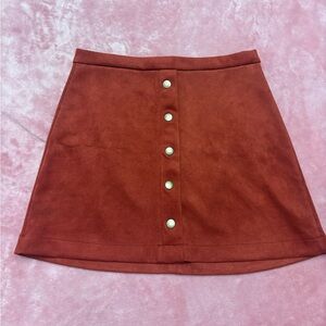Velvet skirt